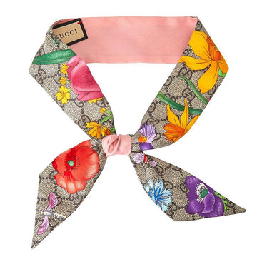 Gucci GG Flora Women's Silk Scarf 136077312