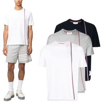 Thom Browne 25SS RWB Stripe Short Sleeve MJS252A 136116414