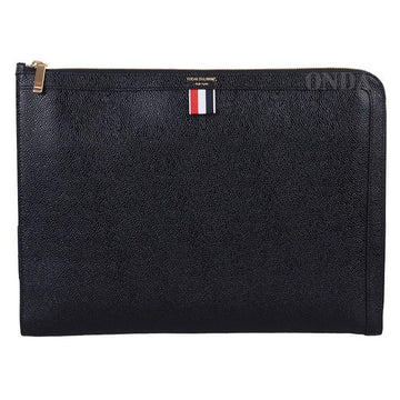 THOM BROWNE ペブルポリオミディアムクラッチバッグ 00198 001 136119081