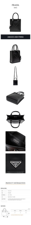 PRADA Schultertasche mit Logo-Gravur 1BA333-ASK-F0002 31444032 [P]