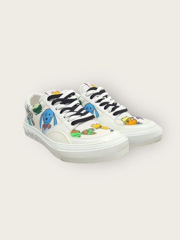 LOUIS VUITTON X Virgil Abloh White Friends Oli Sneakers 6 136183298