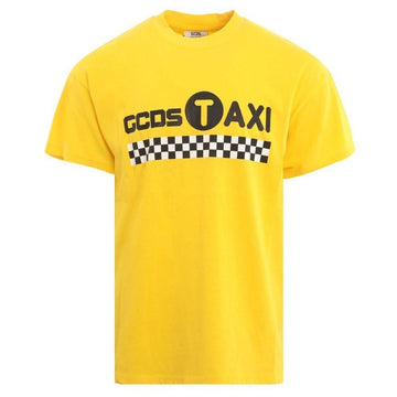 GCDS 17SS U020004 GIALLO Taxi Print T-Shirt 33188973