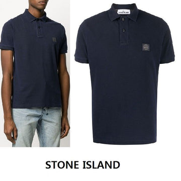 STONE ISLAND PK Tシャツ ワッペンロゴ ネイビー V0020 721522S67 45118169