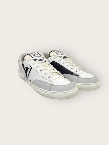 LOUIS VUITTON ホワイト ブラウン LV チャーリー スニーカー 136183681