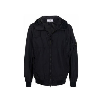 Stone Island Naslan Light Watro Hooded Jacket Black V0029 52927664