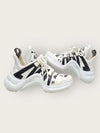 Louis Vuitton White LV Lettering Leather Archlight Sneakers 136183943 [P]