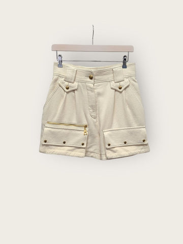 Louis Vuitton Beige Golden Corduroy Safari Shorts Pants 136184021