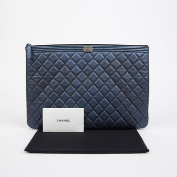 CHANEL Metal Boy Large Clutch A84407 135812872