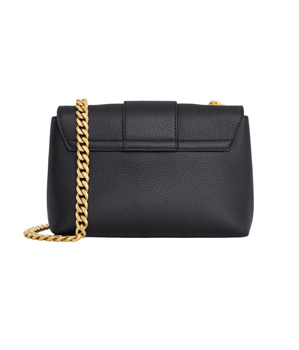 Celine Mini Big Triangle Soft Calfskin Black 10N113GGR 38NO