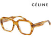 Celine CL50017I 056 Transparent Light Tortoise Square Thick Horn Frame 136219880 [P]