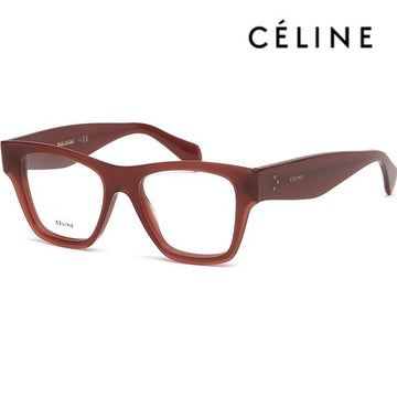 CELINE CL50014I 066 Luxus transparente rote quadratische Modellen 136219889