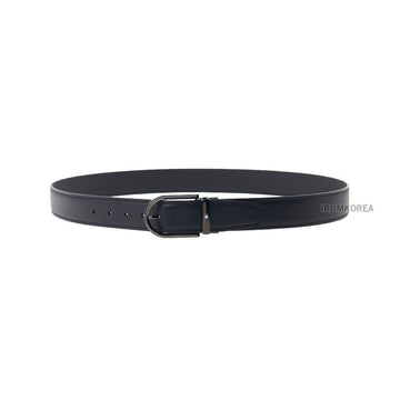 Montblanc Black SS25 Men's Horseshoe Buckle Belt 128770 136221237 [P]