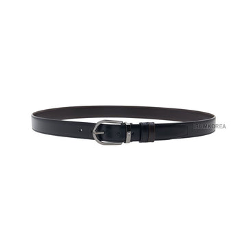 MONTBLANC Hufbeschlag Gürtel aus Leder Schwarz Braun SS25 136221253