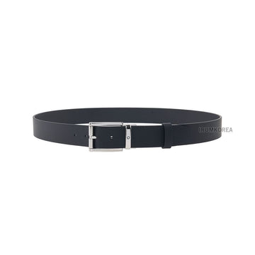 Montblanc Black Leather Belt 35mm 136221255