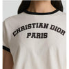 DIOR Lettering T-Shirt 513T07B4222_X0810 / Damen Rundhals Kurzarm T-Shirt 136230663 [P]