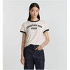 DIOR Lettering T-Shirt 513T07B4222_X0810 / Damen Rundhals Kurzarm T-Shirt 136230663 [P]