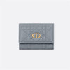 Dior Caro Veronia Wallet S5251UWHC_M81B / Women's Compact Wallet 136230736 [P]