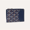 Goyard Bourbon Zapper Card Holder Navy 136230771 [P]