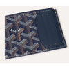 Goyard Bourbon Zapper Card Holder Navy 136230771 [P]