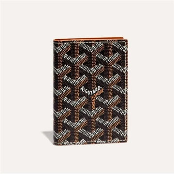 Goyard Saint Marc Card Holder Black Tan 136230790 [P]