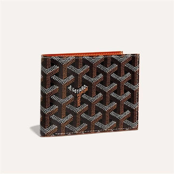 GOYARD Victor Wallet Black Tan VICTO8PMLTY08CL03X 136230819 [P]