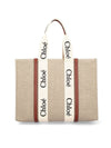 CHLOE ウッディ ラージ トートバッグ 90U 144593937 [P]