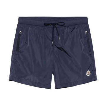 Moncler Logo Patch Swim Shorts Navy 2C00016 5985M 612 136254391