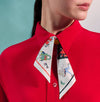 HERMES Twilly Schal 064221S Rot 136300946 [P]