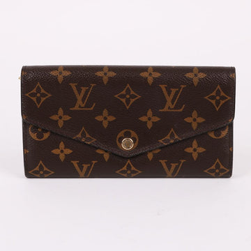 LOUIS VUITTON Monogram Gold Sarah Wallet Leder Geldbörse MI3118 136336784