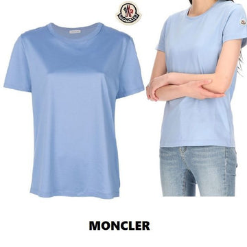 Moncler Logo Patch Cotton T-Shirt F20938C73200 V8058 715 136356729