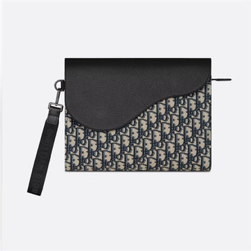 Dior Saddle A5 Triangle Pouch / Men's Clutch Bag 136454048 [P]