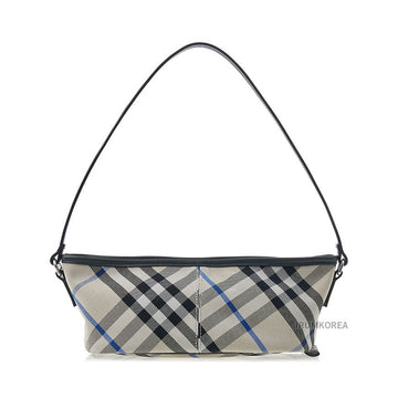 BURBERRY LSシンプルバゲットCJ 1 C1310 SS25女性用チェックミニショルダーバッグ 136455058