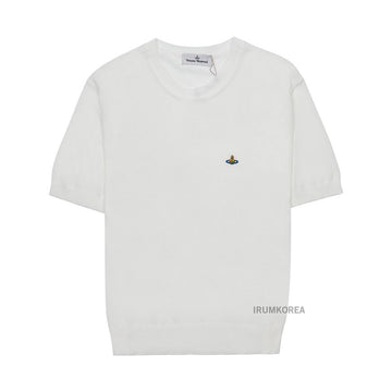 Vivienne Westwood Men's ORB Logo Short Sleeve Knit 136455202