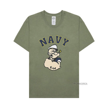 WILD DONKEY T NAVY ARMY GREEN SS25 Unisex Character T-Shirt 136455209