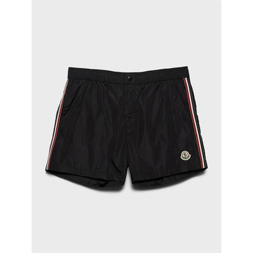 MONCLER Schwimmshorts mit Netzfront-Logo 2C00018 53326 999 136457667
