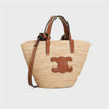 CELINE Nano Suppl Classic Panier - Raffia Kapskin 10M582DZ2 02NT / Damen Tote und Schultertasche 136460104 [P]