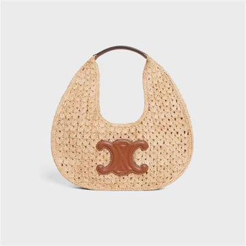 CELINE Klassische Panier Hobo Tasche - Raphia Kalbsleder 112772EYR 02NT 136460108 [P]