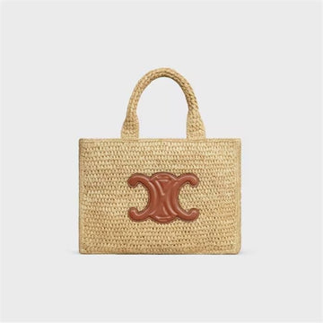 Celine Small Cabas Taille - Raphia Calfskin 116302FF7 04LU 136460122 [P]