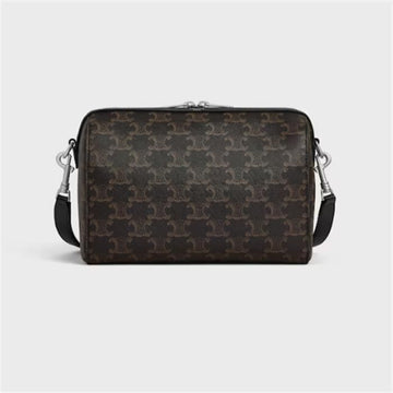 CELINE Mini Boston - Trionphe Canvas Calfskin 120502FQM 38SI 136460135 [P]