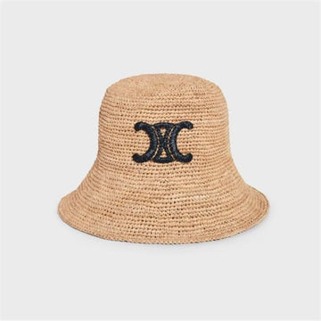 CELINE Triomphe Bucket Hat - Raffia 2AUP7517Q 02NC 136460148 [P]