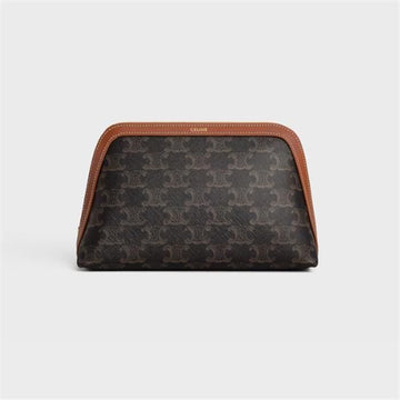 Celine Medium Cosmetic Pouch - Triumph Canvas 4M1632CZJ 04LU 136460207 [P]