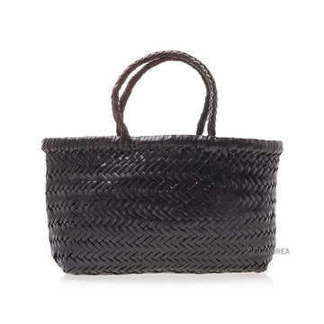 DRAGON DIFFUSION DARK BROWN SS25 Mini Flat Tote 132697755