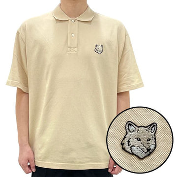 MAISON KITSUNE Bold Foxhead Patch Oversized Polo T-Shirt Page (P205) 24SS 123480136