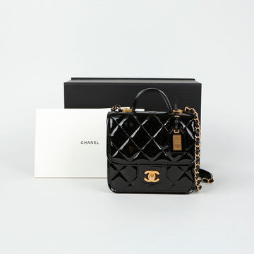 CHANEL AS3652 Top Handle Flap Tote Shoulder Bag 135618679