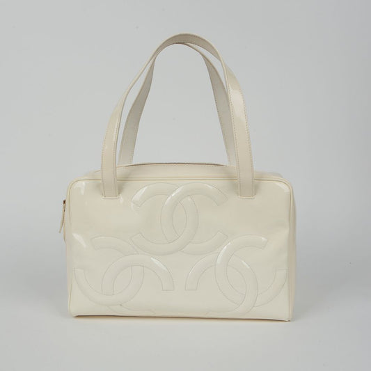 CHANEL トリプル CC ロゴ ボウリング トートバッグ A27120 136253792