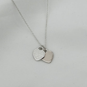 TIFFANY & CO Rétour au Cœur Rubedo Silber Necklace 136608140 [P]
