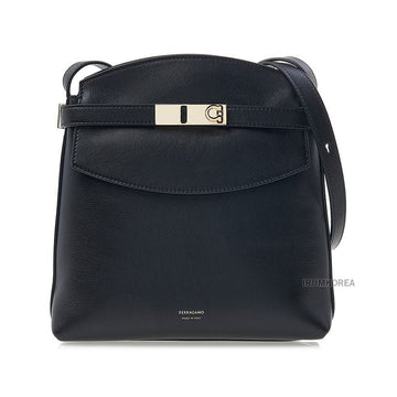 Salvatore Ferragamo Hug Crossbody Bag 21 9912 NERO 0780872 SS25 136609705