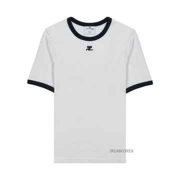 COURREGES コントラストTシャツ 136610159