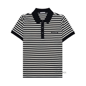 MONCLER Streifen Polo T-Shirt F09 SS25 für Damen 8A00007 89AZC 136610253