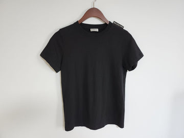 BALENCIAGA S Schulter Logo Damen T-Shirt Schwarz 578133 TEV18 137583459